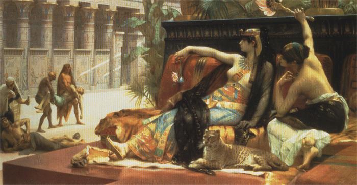 Alexandre Cabanel Cleopatra Testing Poison on Those Condemned to Die. France oil painting art